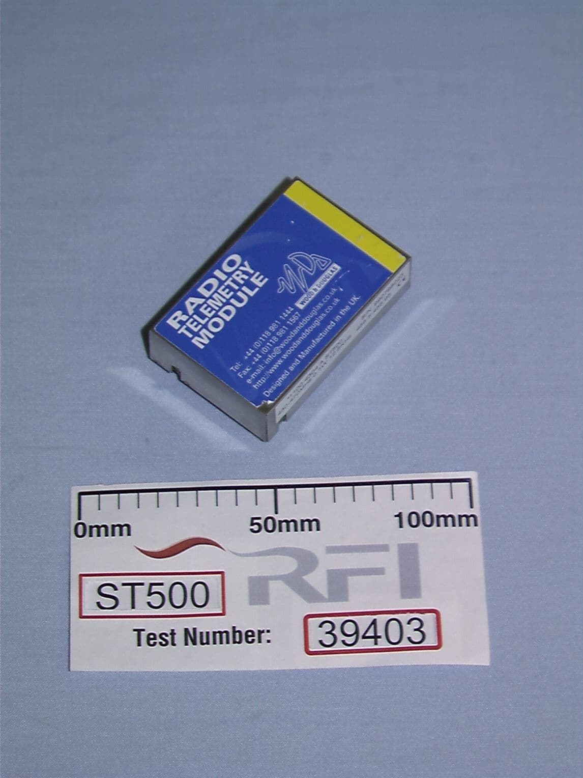 ST500 Transmitter - FCC ID OPNST500 - Wood & Douglas Ltd