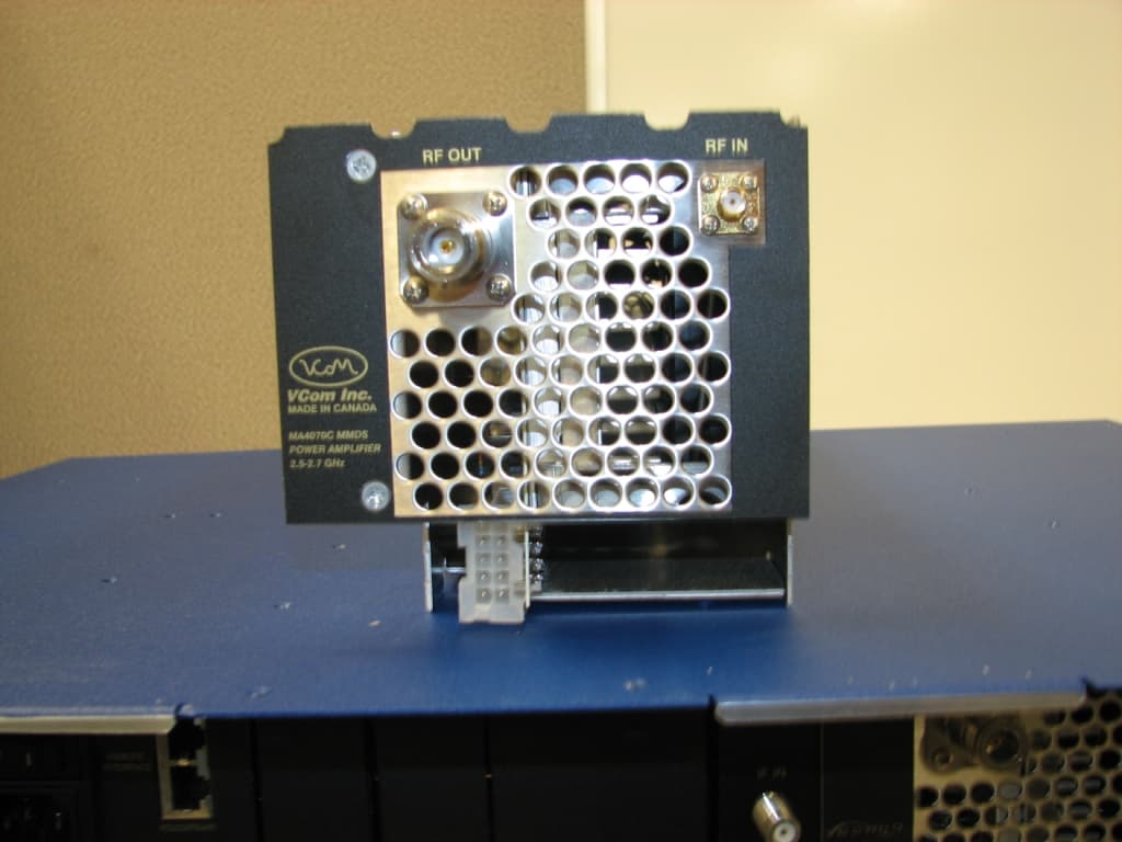 MCS Transmitter / Upconverter System - FCC ID OPPMA4367 - Vecima Networks Inc.
