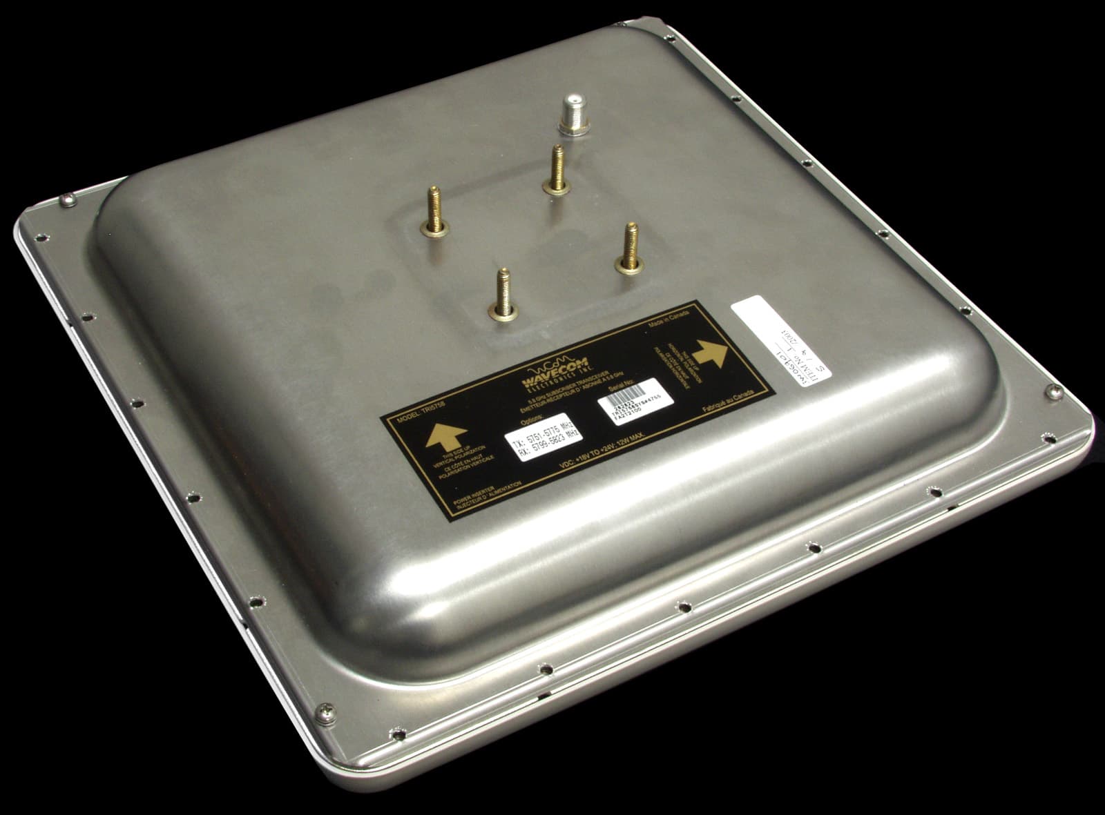 TRI5758 Integrated Broadband Wireless Transceiver - FCC ID OPPTRI5758 - Vecima Networks Inc.