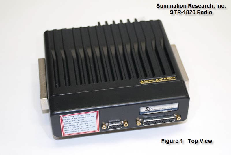 LAND MOBILE RADIO FOR DATA COMMUNICATIONS - FCC ID OQW-STR1820 - Summation Research Inc (4)