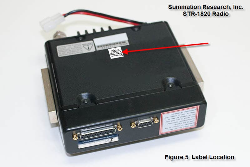 LAND MOBILE RADIO FOR DATA COMMUNICATIONS - FCC ID OQW-STR1820 - Summation Research Inc (3)