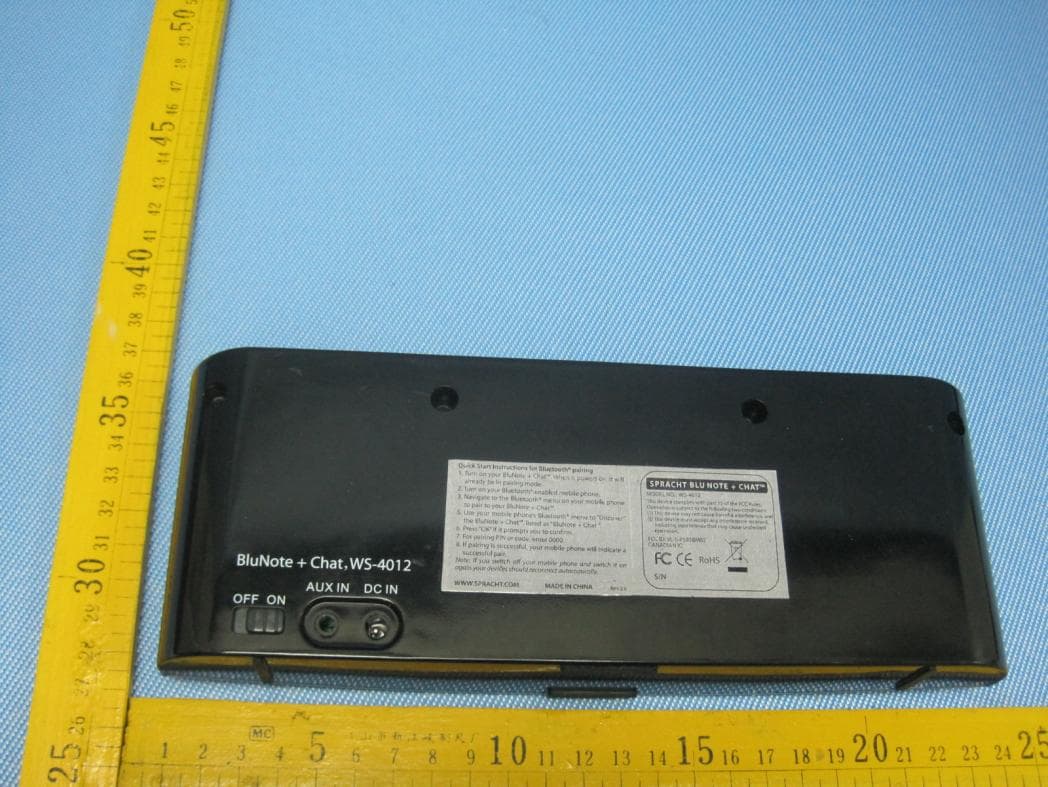 PORTABLE CONFERENCING + WIRELESS SPEAKER - FCC ID OSF-BS669 - Spracht (5)