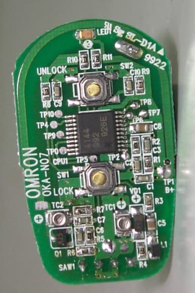 RF Keyless Entry System - FCC ID OSLOKA-510T - Omron Automotive Electronics Korea Co., Ltd.