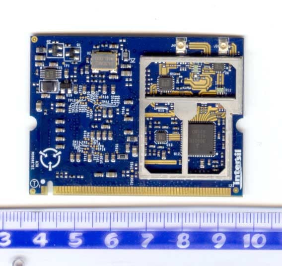 2.4 GHz IEEE 802.11g WLAN MiniPCI Card - FCC ID OSZ38000M - Conexant Systems Inc.