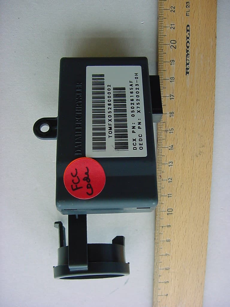 Wireless Control Module - FCC ID OUC60000360 - NIDEC MOBILITY CORPORATION (3)