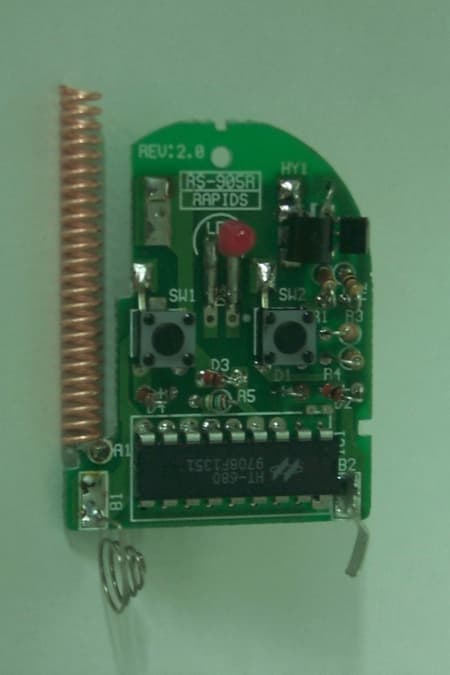 Car Security Remote Control - FCC ID OUGRS905R - Promise Engineering Inc (2)