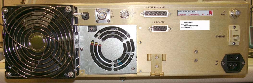 50-Watt UHF Digital Transmitter - FCC ID OUSCU50ATD - UBS-Axcera