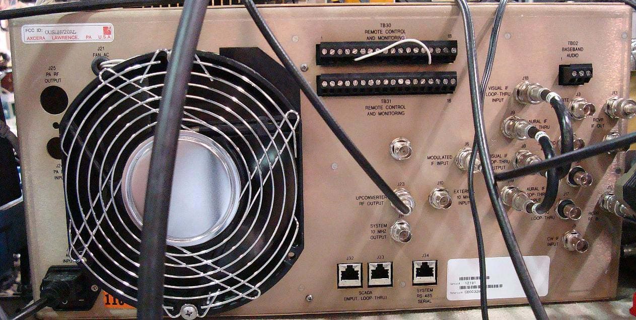 20-Watt VHF High Band Translator - FCC ID OUSLHV20AL - UBS-Axcera