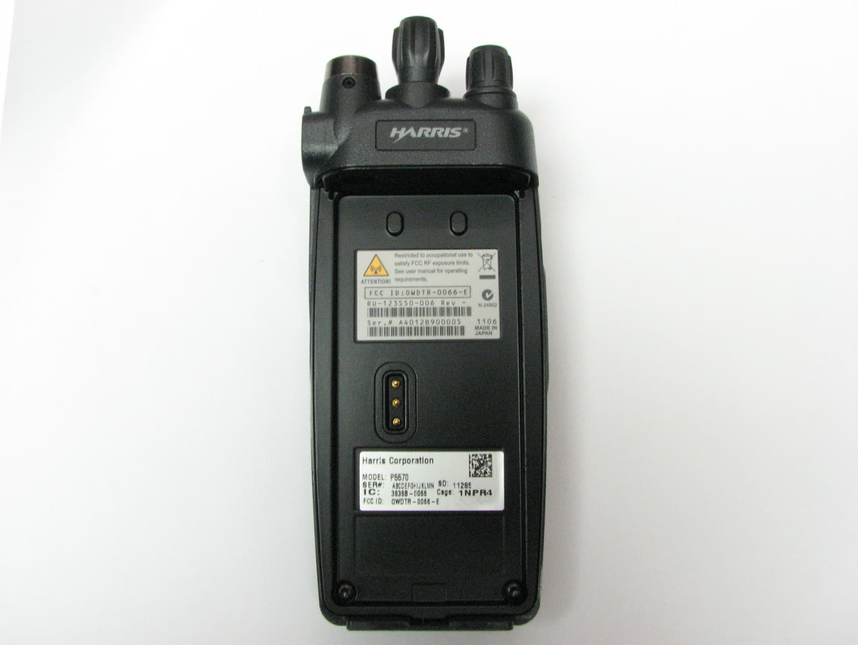 P5500 VHF - FCC ID OWDTR-0067-E - HARRIS CORPORATION (3)