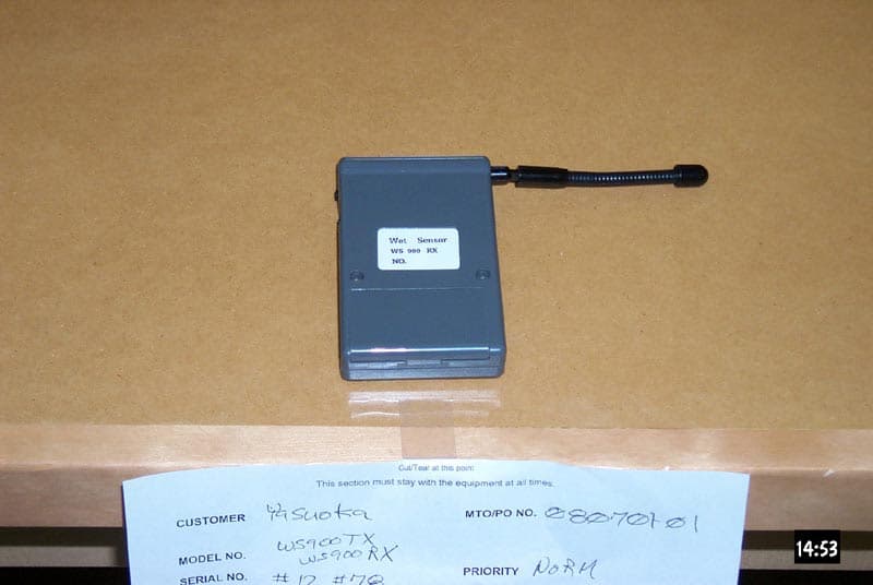 Diaper Wetness Sensor for Home Care - FCC ID OWGWS900RX - Excel Engineering (HK) Co Ltd