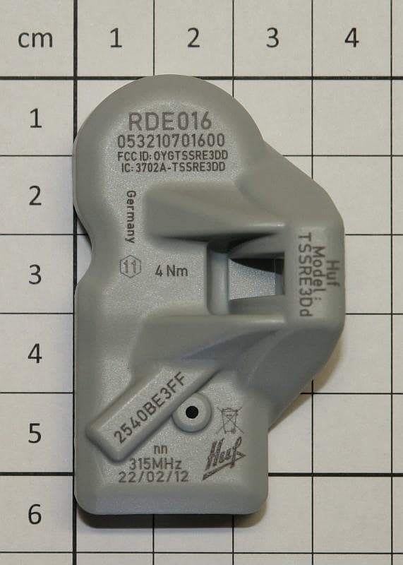 TPMS Sensor - FCC ID OYGTSSRE3DD - Huf Baolong Electronics Bretten GmbH (2)
