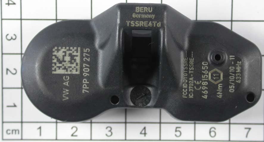 Tire Safety System - FCC ID OYGTSSRE4TD - Huf Baolong Electronics Bretten GmbH