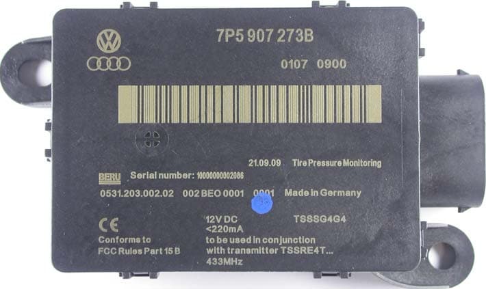 Tyre Pressure Monitor System - FCC ID OYGTSSSG4G4 - Huf Baolong Electronics Bretten GmbH