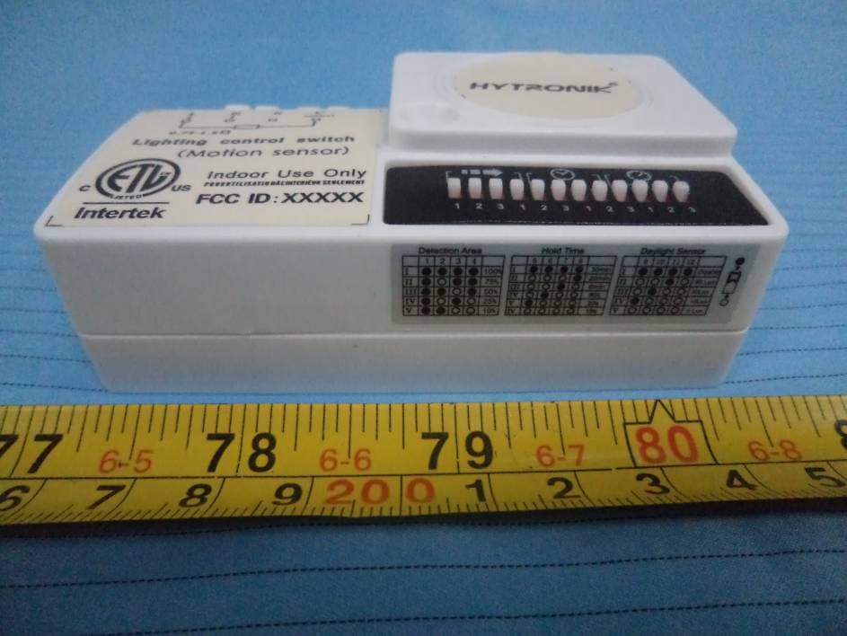 Lighting Control Switch (Motion sensor) - FCC ID OZ3HC401S - Hytronik Electronics Co., Ltd