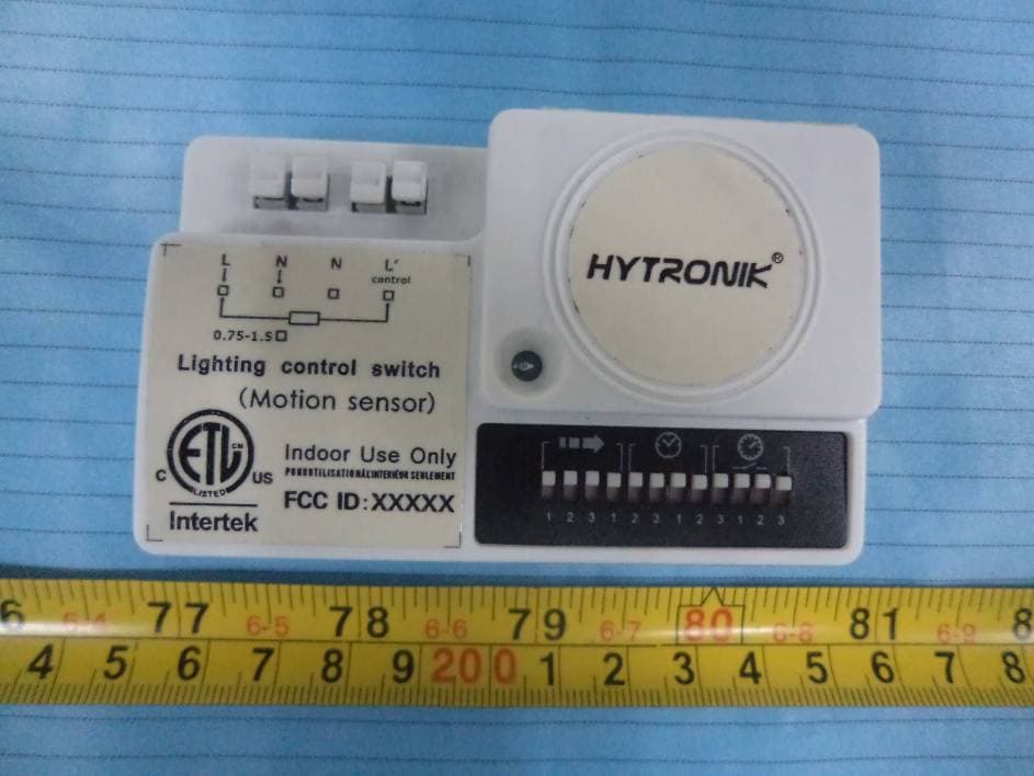 Lighting Control Switch (Motion sensor) - FCC ID OZ3HC401S - Hytronik Electronics Co., Ltd (2)