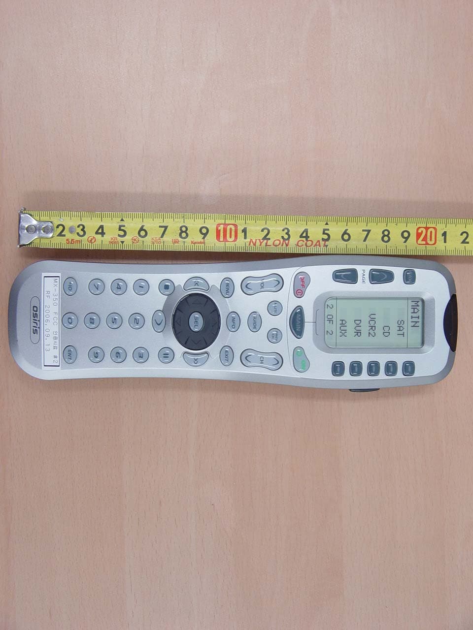 RF REMOTE CONTROLLER - FCC ID OZ5URCMX350 - Ohsung Electronics Co., Ltd. (2)