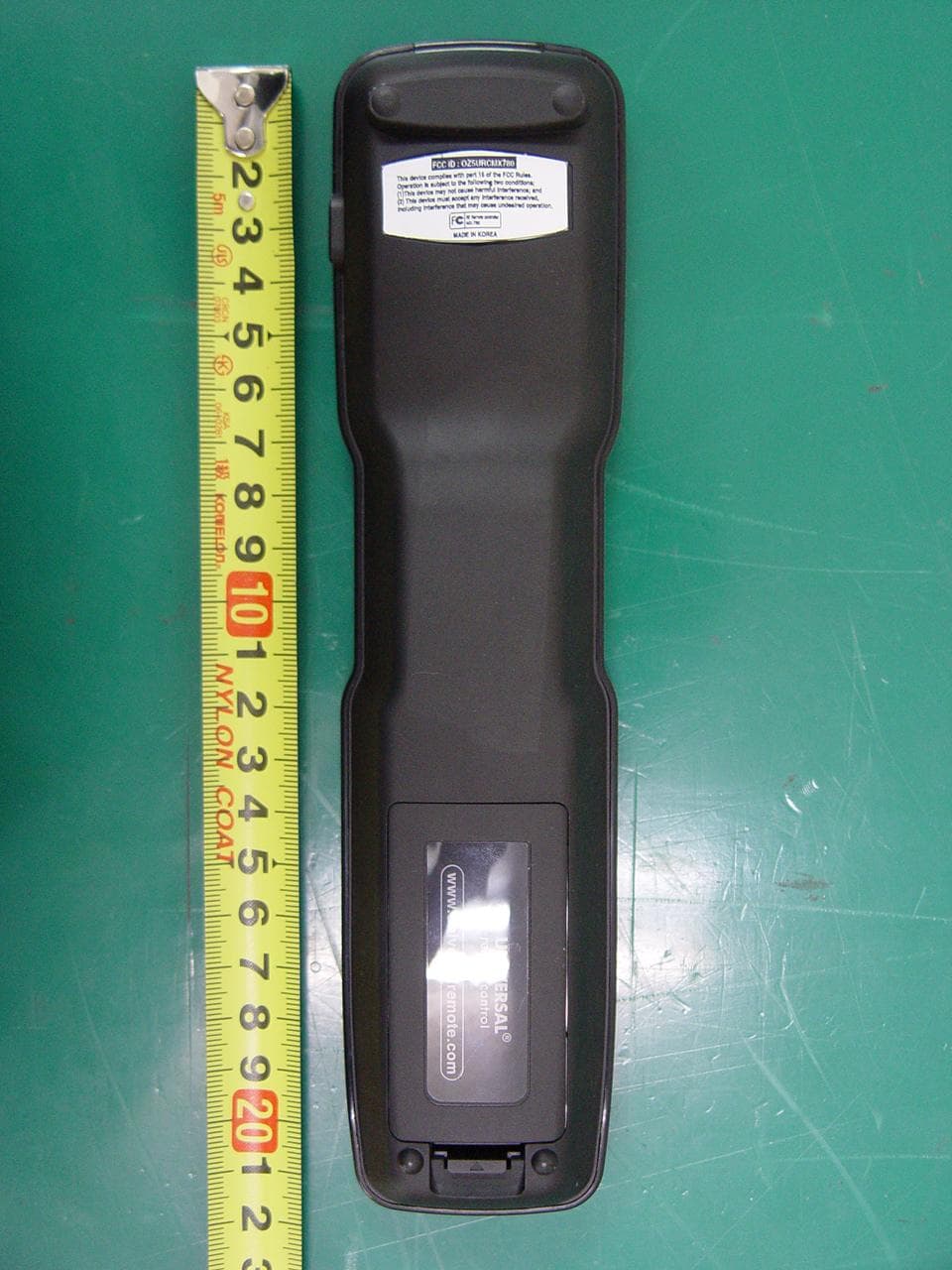 RF Remote Controller - FCC ID OZ5URCMX780 - Ohsung Electronics Co., Ltd.