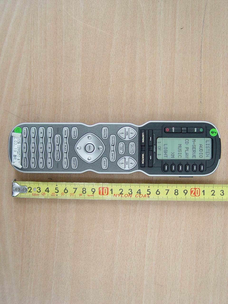 RF REMOTE CONTROLLER - FCC ID OZ5URCMX900 - Ohsung Electronics Co., Ltd.