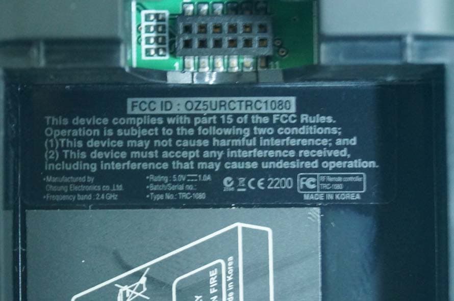 Advanced Network System Controller - FCC ID OZ5URCTRC1080 - Ohsung Electronics Co., Ltd. (5)