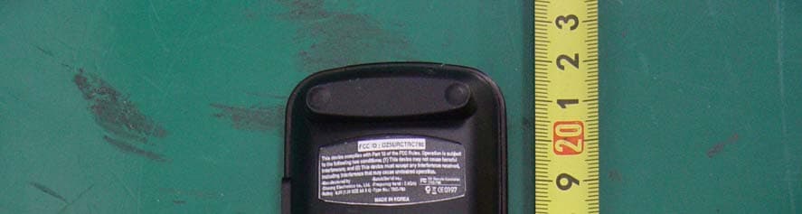 RF Remote Controller - FCC ID OZ5URCTRC780 - Ohsung Electronics Co., Ltd. (2)