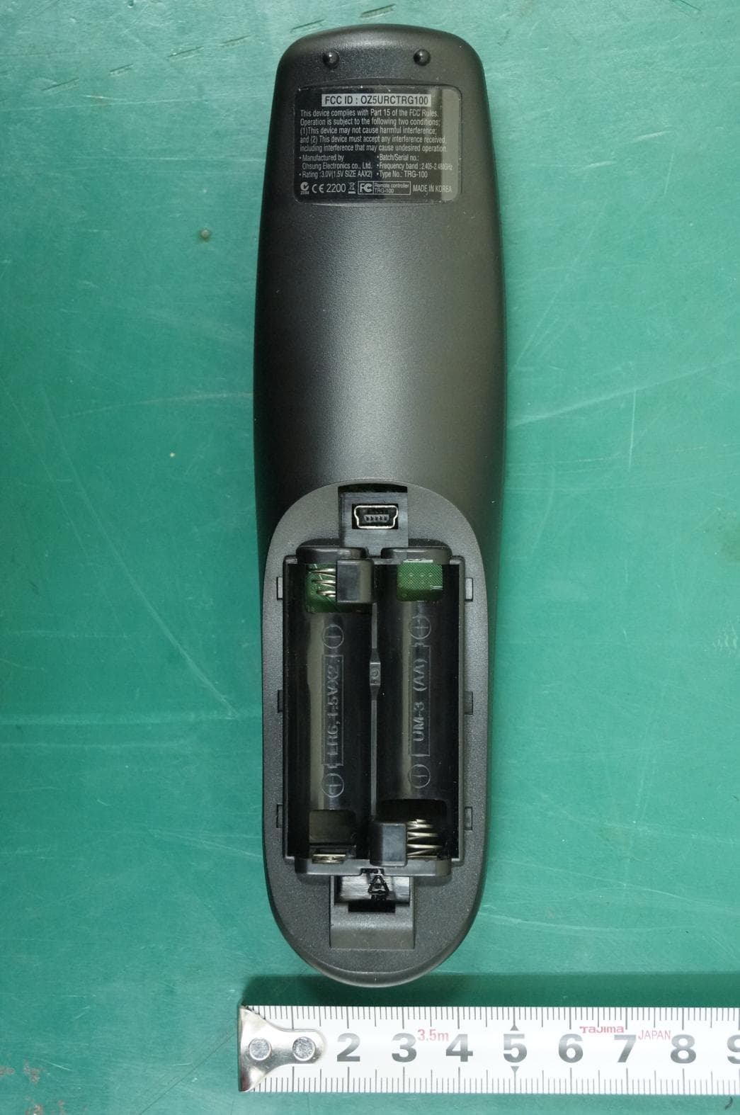 RF REMOTE CONTROLLER - FCC ID OZ5URCTRG100 - Ohsung Electronics Co., Ltd.