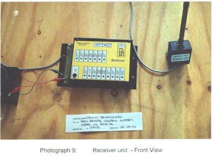 CYY - Communications Receiver used w/Pt 15 Transmitter - FCC ID OZTRCS16RX - Irwin Technology Pty Ltd