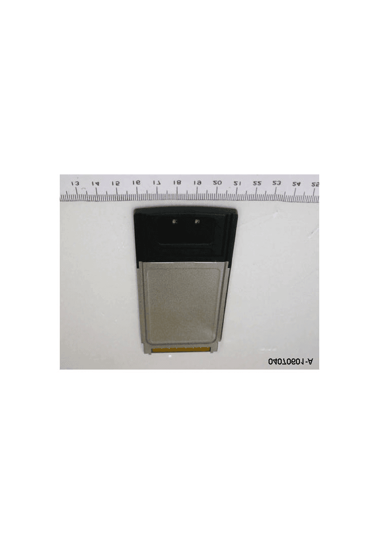 54Mbps Wireless PCMCIA Card - FCC ID P27CB801R - Sercomm Corporation