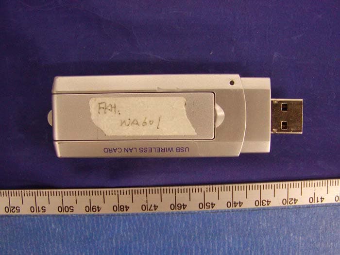 USB Wireless LAN Adapter - FCC ID P2DWA601 - Fu Kuang Hui Electronics Co., Ltd (Shenzhen)