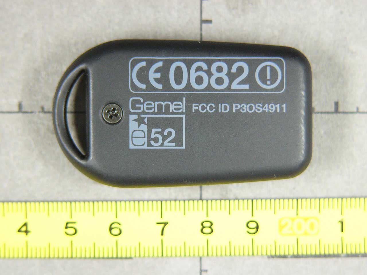 Remote Control Transmitter - FCC ID P3OS4911 - META System S.p.A.