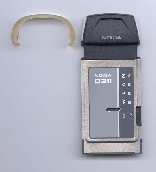 Dual-Band GPRS/WLAN PCMCIA Card - FCC ID P4JDTE-3 - Microsoft Corporation