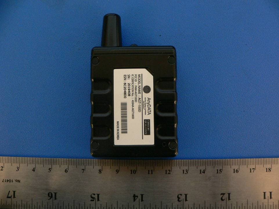 CDMA Position reporting device - FCC ID P4MAGT100D - AnyDATA Corporation