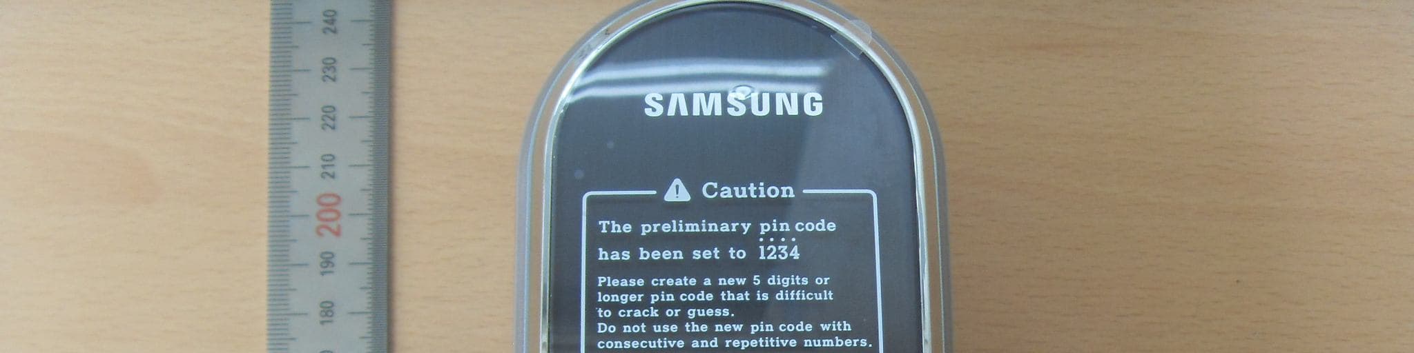 Digital door lock - FCC ID P4YSHP-DS510 - Samsung SDS Co., Ltd. (2)