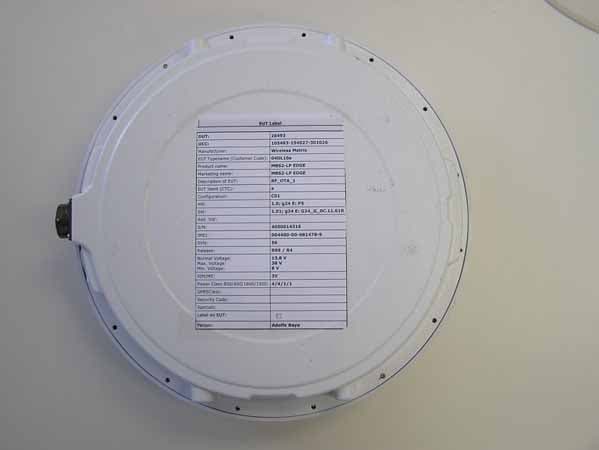 Mobile base station with L-Band Sat, GSM and WLAN - FCC ID P5IMBS2LPE - Wireless Matrix Corporation