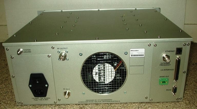 RFI-400 250W UHF Paging Transmitter - FCC ID P5MRFI400 - STI Engineering Pty Ltd