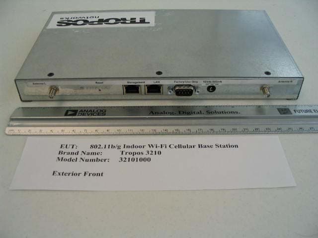 802.11 b/g Indoor Wi-Fi Cell Station - FCC ID P9J-32101000 - Hitachi Energy USA, Inc.