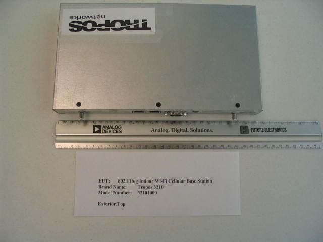 802.11 b/g Indoor Wi-Fi Cell Station - FCC ID P9J-32101000 - Hitachi Energy USA, Inc. (3)