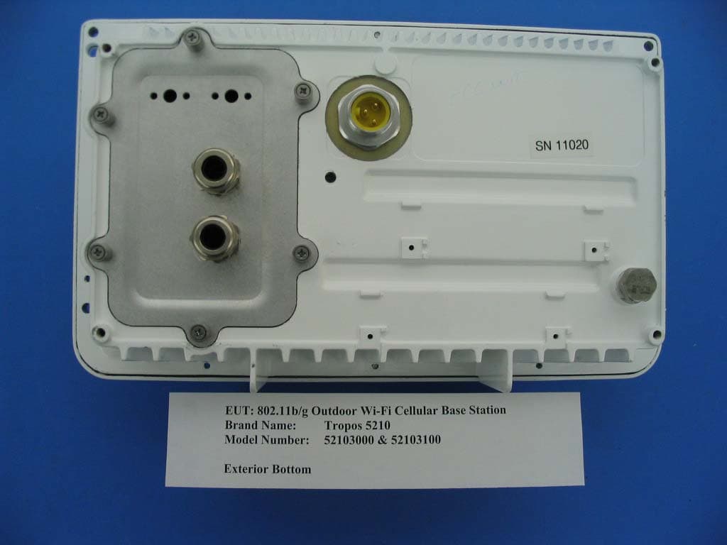802.11b/g Outdoor Wi-Fi Cellular Base Station - FCC ID P9J-52101000 - Hitachi Energy USA, Inc.