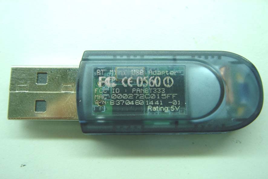 BT Mini USB Adapter - FCC ID PANBT333 - CC&C Technologies, Inc.