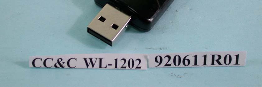 802.11b Wireless USB Adapter - FCC ID PANWL1202 - CC&C Technologies, Inc. (2)