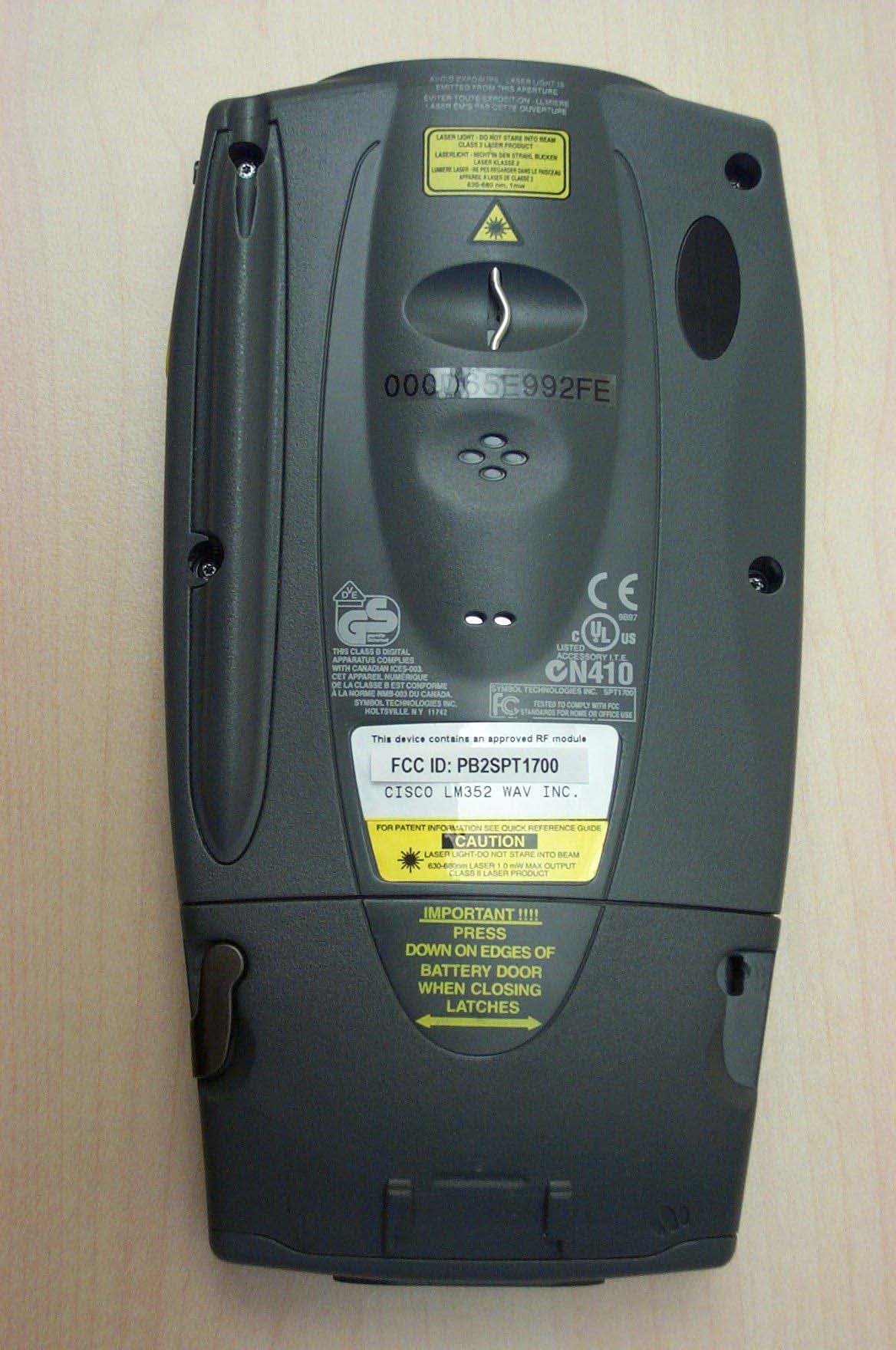 WAV ChameleonRF SPT1700 - FCC ID PB2SPT1700 - Wav Inc.