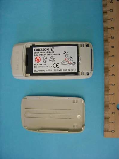 Licensed Portable - FCC ID PBY1130401 - Ericsson Mobile Communications AB