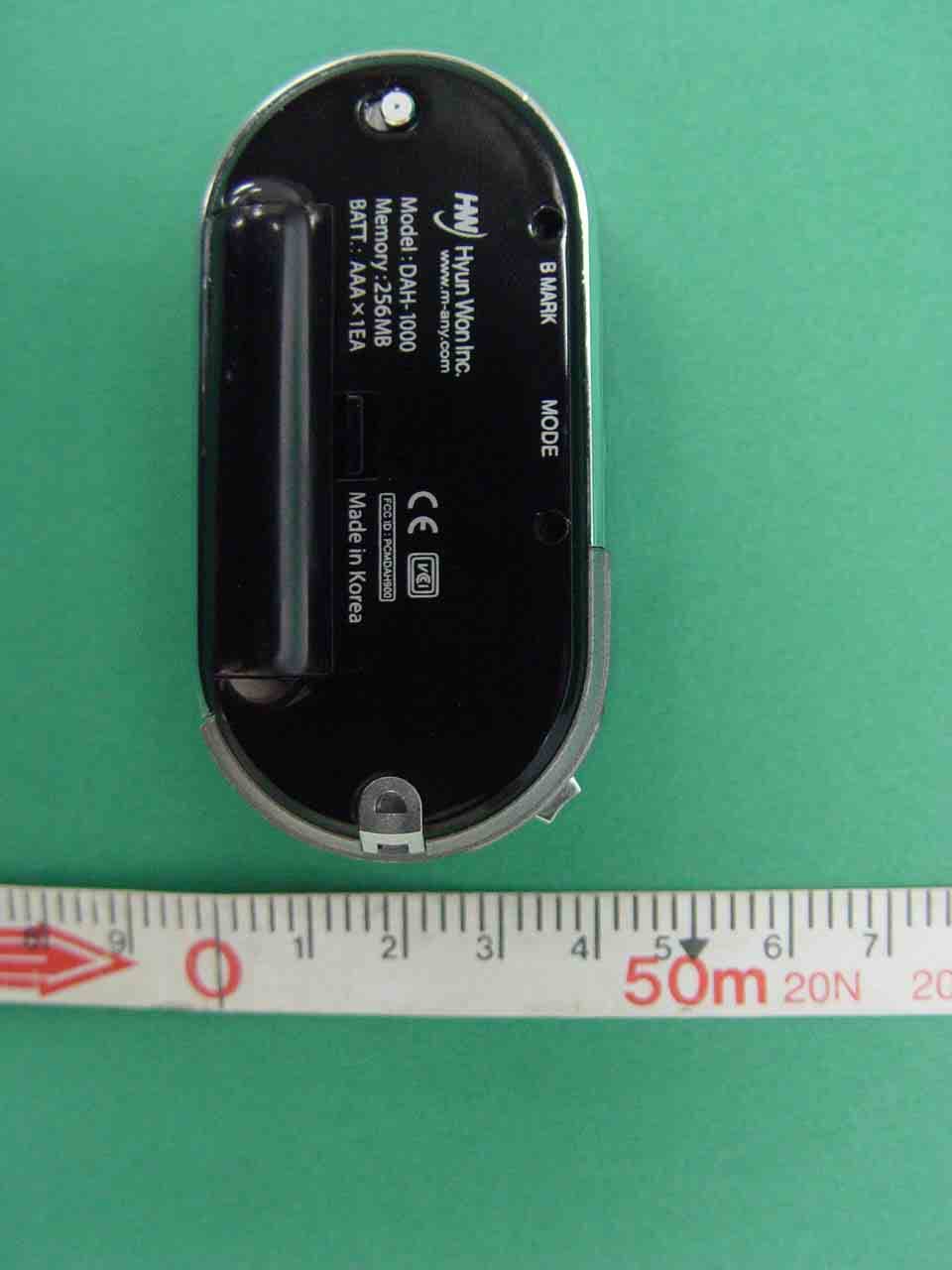 MP3 PLAYER (WITH FM RADIO) - FCC ID PCMDAH1000 - Hyun Won Inc. (4)