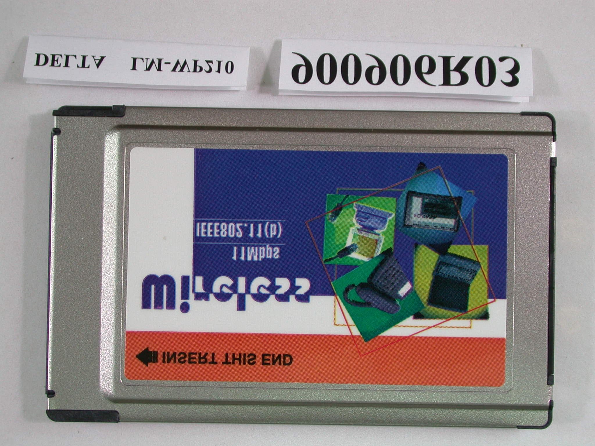 WLAN PCMCIA Card - FCC ID PD5LMWP210 - Delta Electronics, Inc.