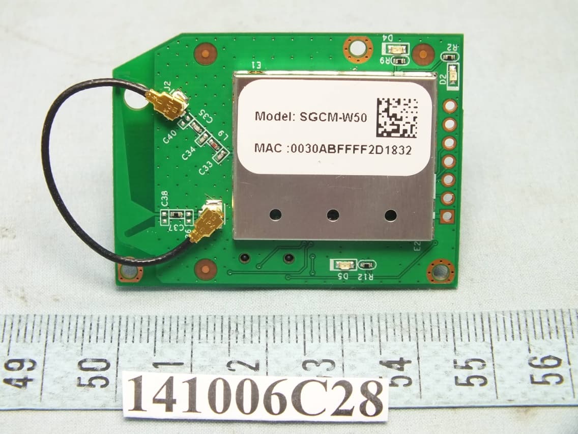 TI ZigBee communication module - FCC ID PD5SGCM-W50 - Delta Electronics, Inc.