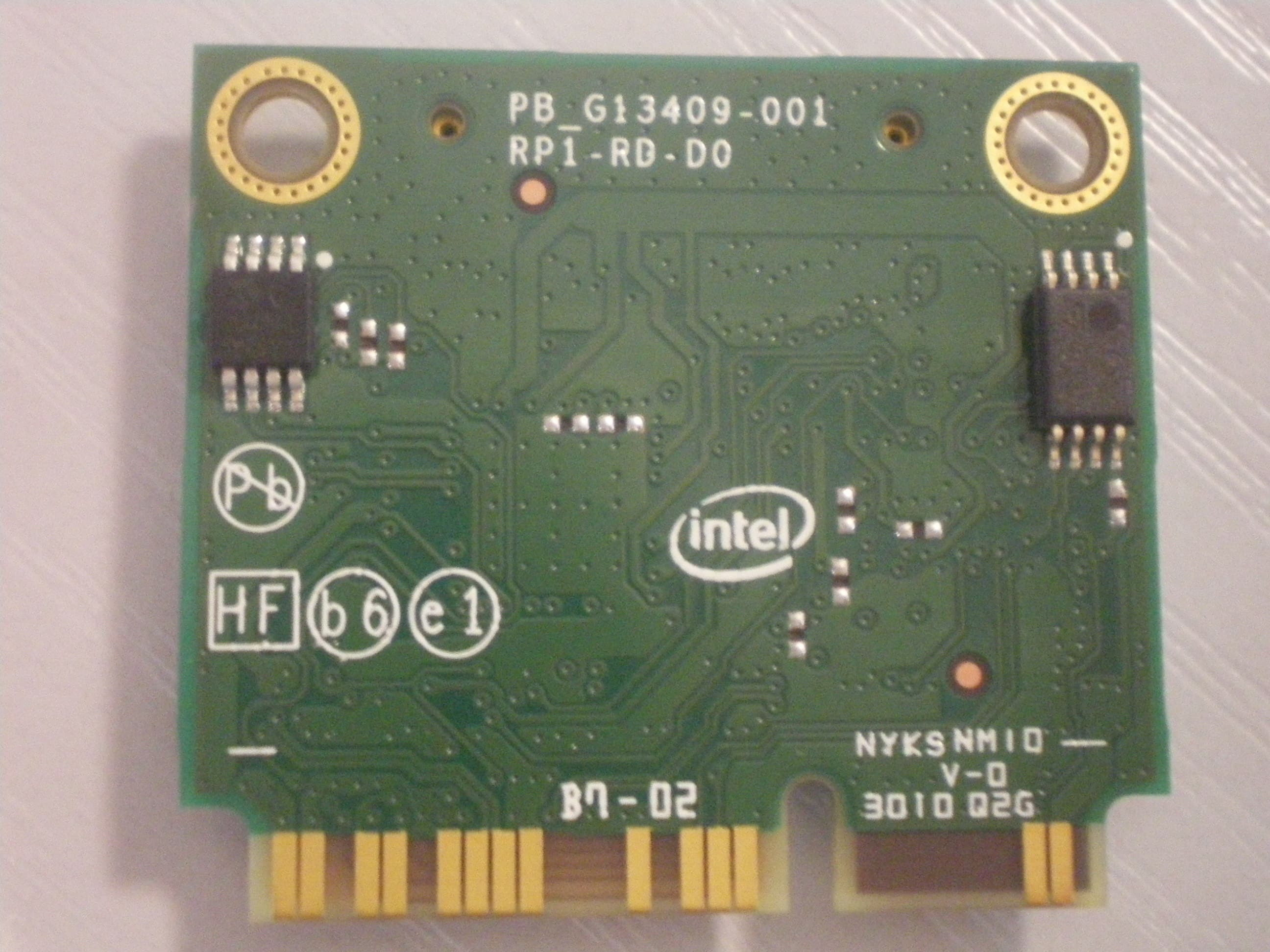 Intel Centrino Wireless-N 1030 - FCC ID PD911230BNHU - Intel Corporation