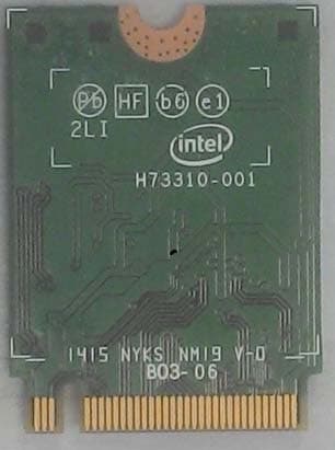 Wireless Network Adapter - FCC ID PD918260NG - Intel Corporation