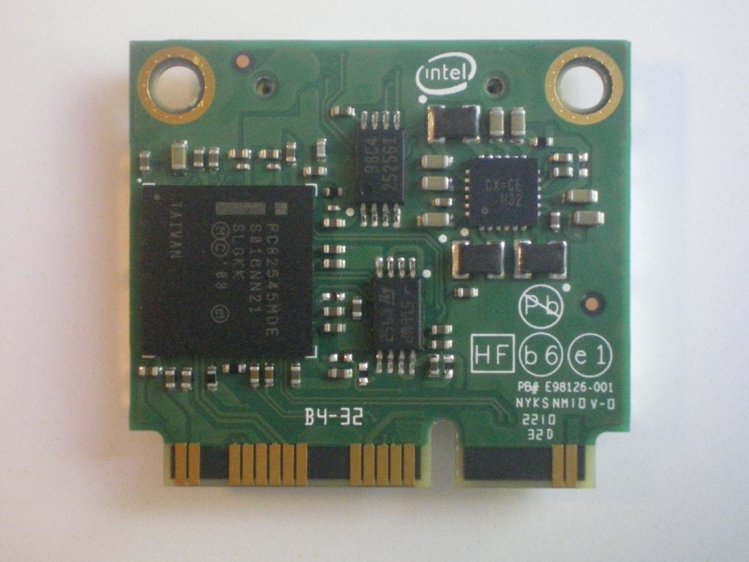 Intel Centrino Wireless-N+WiMax 6150 - FCC ID PD9612BNXHU - Intel Corporation (1)
