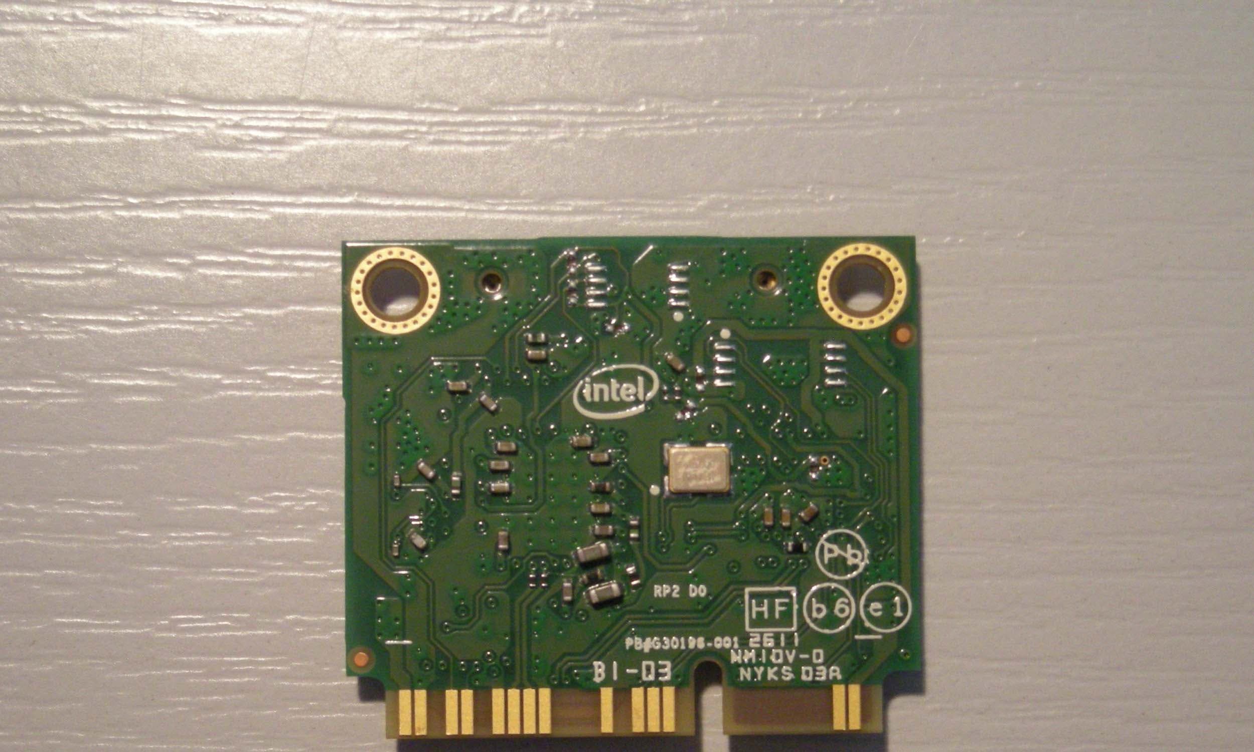 Intel Centrino Advanced-N 6235 - FCC ID PD96235ANH - Intel Corporation (1)