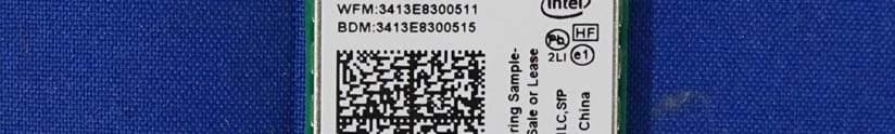 Intel Dual Band Wireless-AC 8260 - FCC ID PD98260NG - Intel Corporation