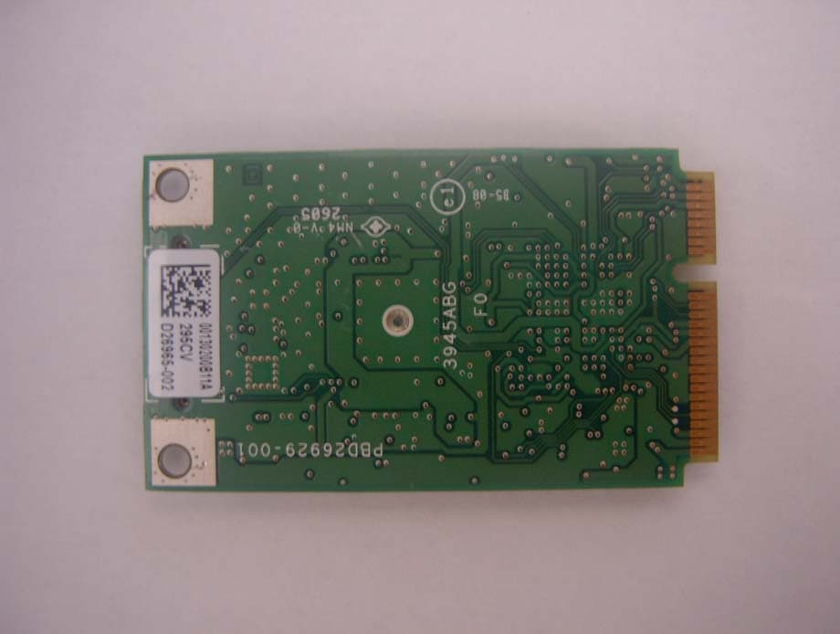 Intel PRO/Wireless 3945ABG Network Connection - FCC ID PD9WM3945ABG - Intel Corporation